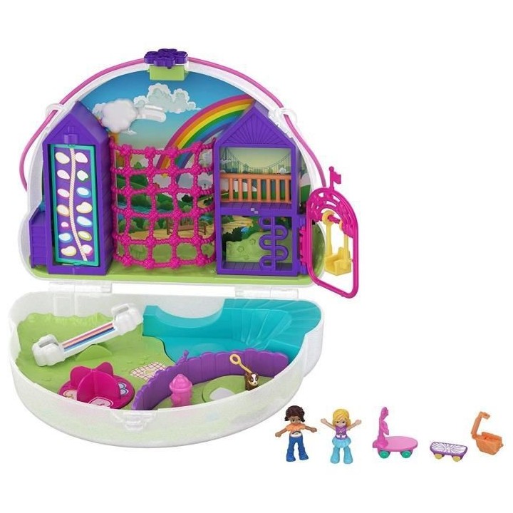 POLLY POCKET Coffret Sac a Surprises Nuage Arc-en-Ciel