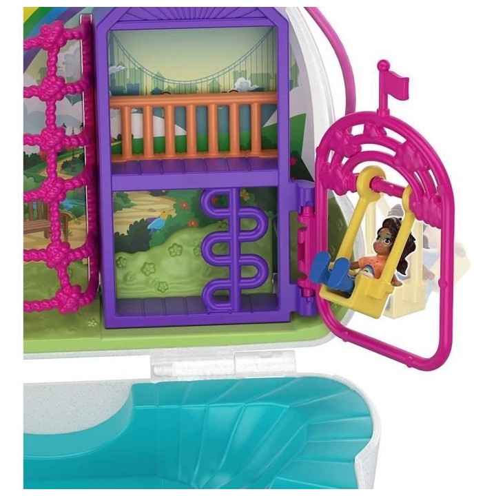 POLLY POCKET Coffret Sac a Surprises Nuage Arc-en-Ciel