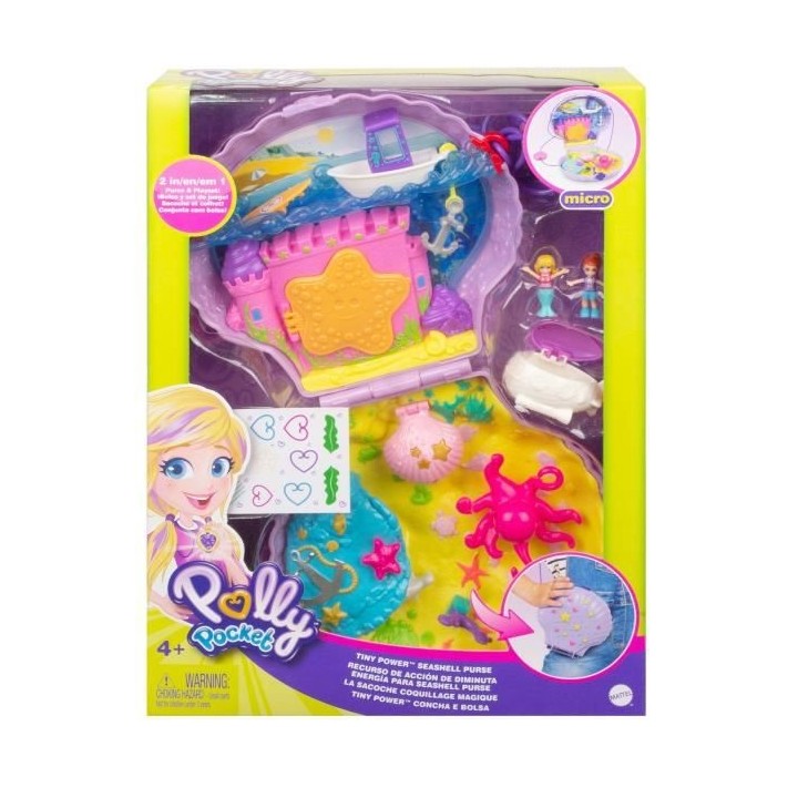 Polly Pocket - Le Coquillage Enchanté - Mini-Poupée - 4 ans et +