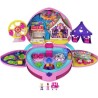 POLLY POCKET Pollyville Coffret Fete Foraine Transportable - 4 espaces de jeu et de nombreux accessoires