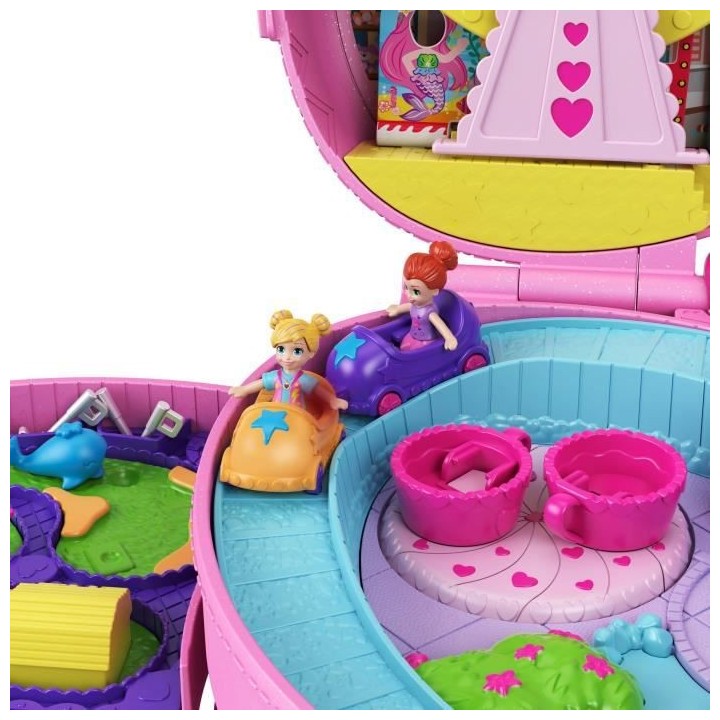POLLY POCKET Pollyville Coffret Fete Foraine Transportable - 4 espaces