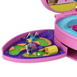 POLLY POCKET Pollyville Coffret Fete Foraine Transportable - 4 espaces de jeu et de nombreux accessoires