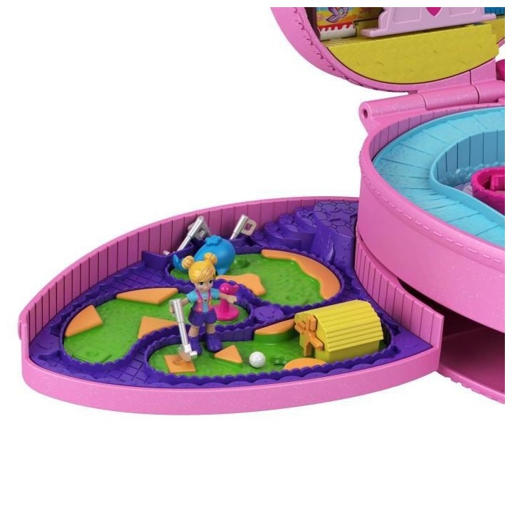 POLLY POCKET Pollyville Coffret Fete Foraine Transportable - 4 espaces