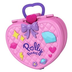 POLLY POCKET Pollyville Coffret Fete Foraine Transportable - 4 espaces de jeu et de nombreux accessoires