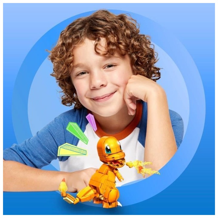 MEGA CONSTRUX Pokémon Salameche a construire - 180 pieces