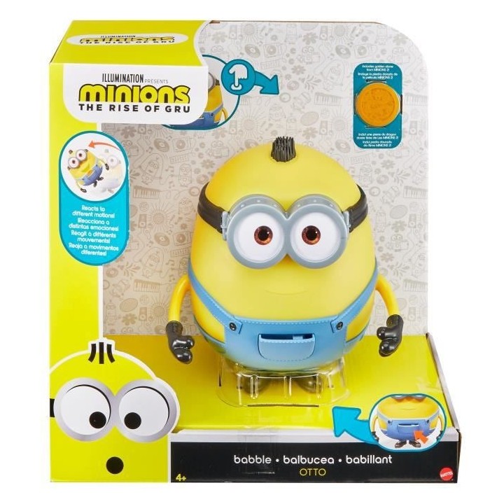 LES MINIONS Minion Lumieres et Sons Interactif 20 cm - GMF27 - Figurin