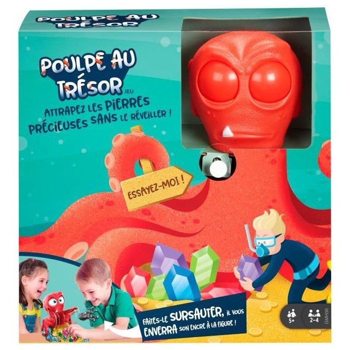 POULPE AU TRÉSOR Jeu de société enfant - 6 ans et +