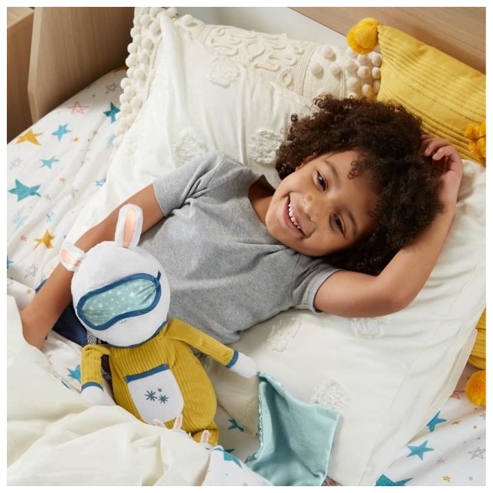 FISHER-PRICE Lapinou Compagnon Dodo - Peluche lapin avec musique et ve