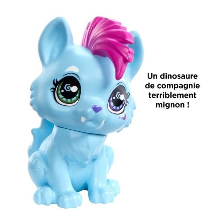 CAVE CLUB Poupée Tella 20 cm avec accessoires et son animal de compag