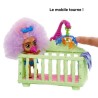 CAVE CLUB Coffret Histoire des Cavernes Baby-sitting Poupée Fernessa 20 cm et Bébé des Cavernes Furrah