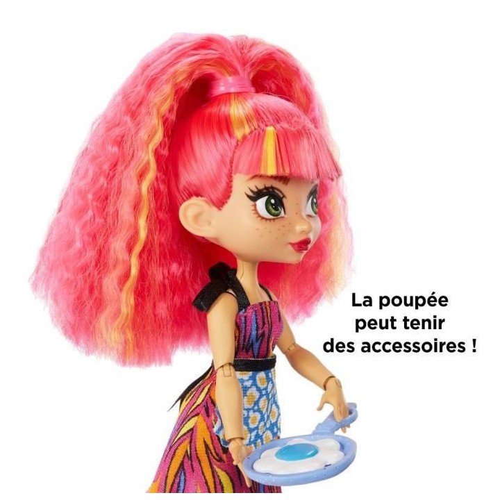 CAVE CLUB Coffret Histoire des Cavernes Poupée Emberly 20 cm et son d