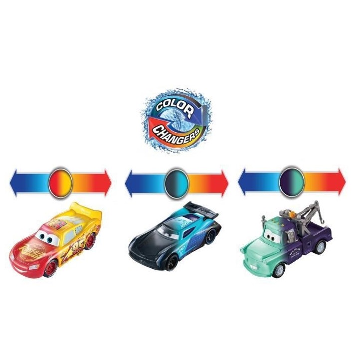 CARS - Cars Pack 3 Color Changers - mini-véhicules - 3 ans et +