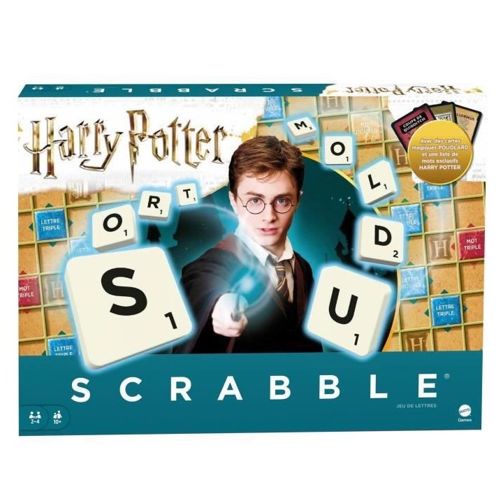 SCRABBLE Harry Potter Jeu de société - 2 a 4 joueurs - 10 ans et +
