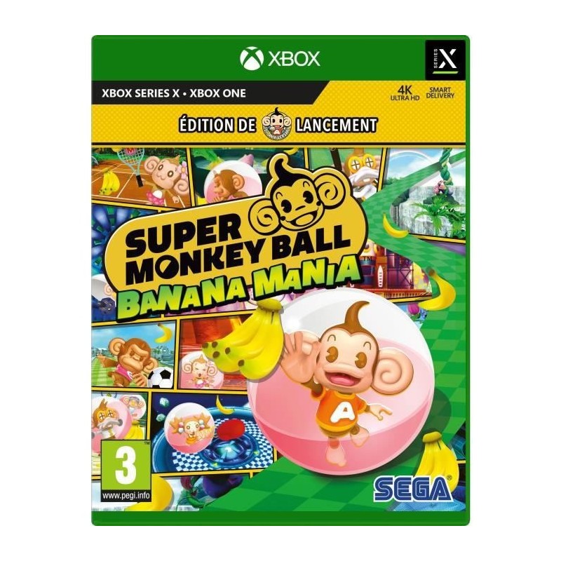 Super Monkey Ball : Banana Mania - Launch Edition Jeu Xbox One et Xbox Series X