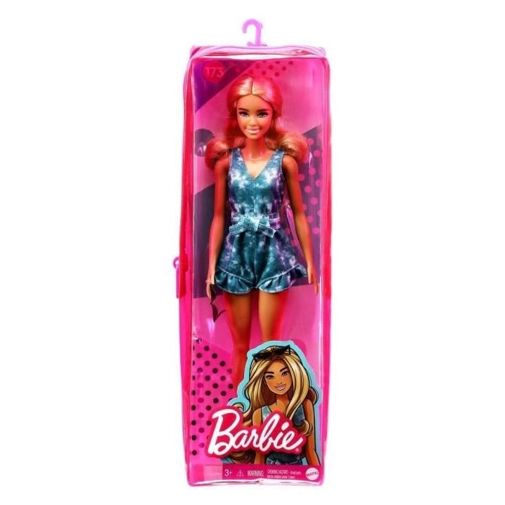Barbie - Poupée Fashionista 173 combi tie-dye - Poupée Mannequin - D