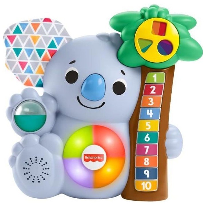 Fisher-Price - Linkimals Nicolas le koala - Peluche d'éveil - A parti
