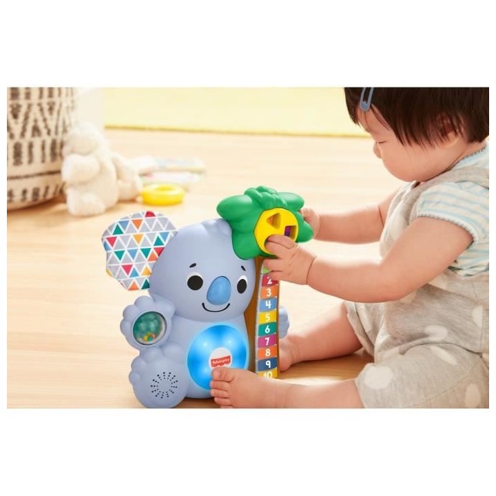 Fisher-Price - Linkimals Nicolas le koala - Peluche d'éveil - A parti