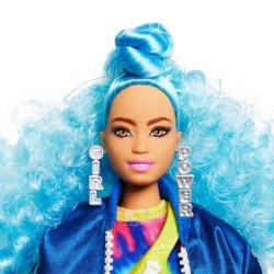 Barbie - Barbie Extra Cheveux Bleus - Poupée - 3 ans et +