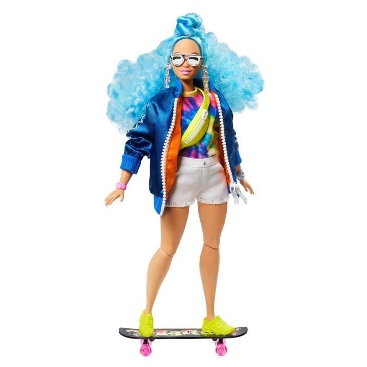 Barbie - Barbie Extra Cheveux Bleus - Poupée - 3 ans et +