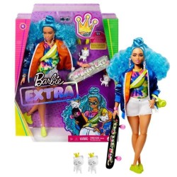 Barbie - Barbie Extra Cheveux Bleus - Poupée - 3 ans et +