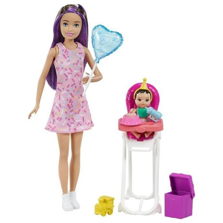 BARBIE Coffret Skipper Babysitter Anniversaire