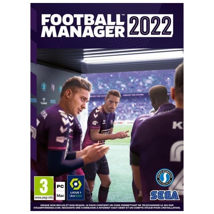 Football Manager 2022 Jeu PC (Code dans la Boite)