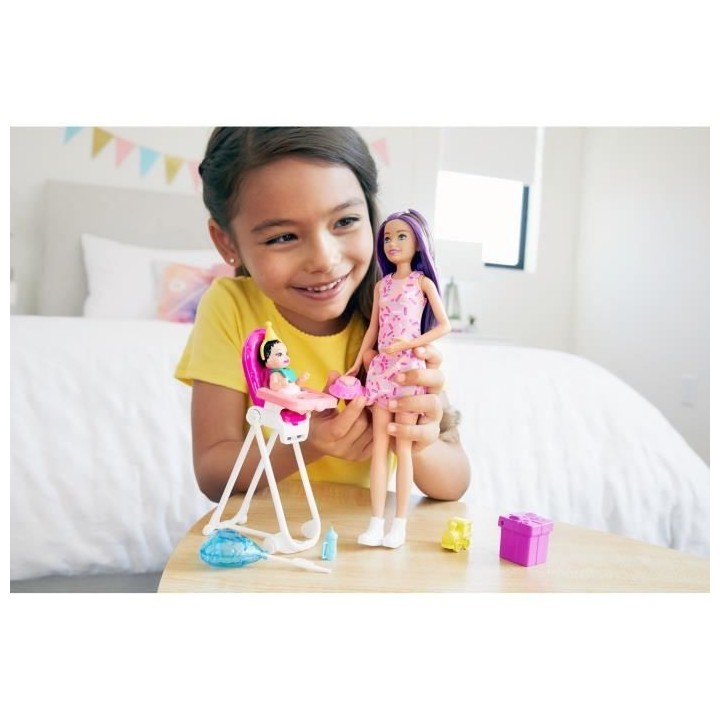 BARBIE Coffret Skipper Babysitter Anniversaire