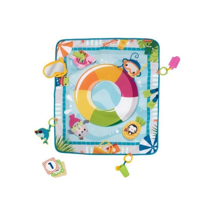 Fisher-Price - Tapis d'Activités Amusant - Tapis d'Éveil pour Bébé
