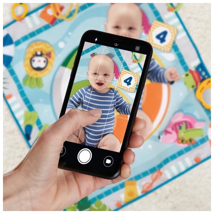 Fisher-Price - Tapis d'Activités Amusant - Tapis d'Éveil pour Bébé