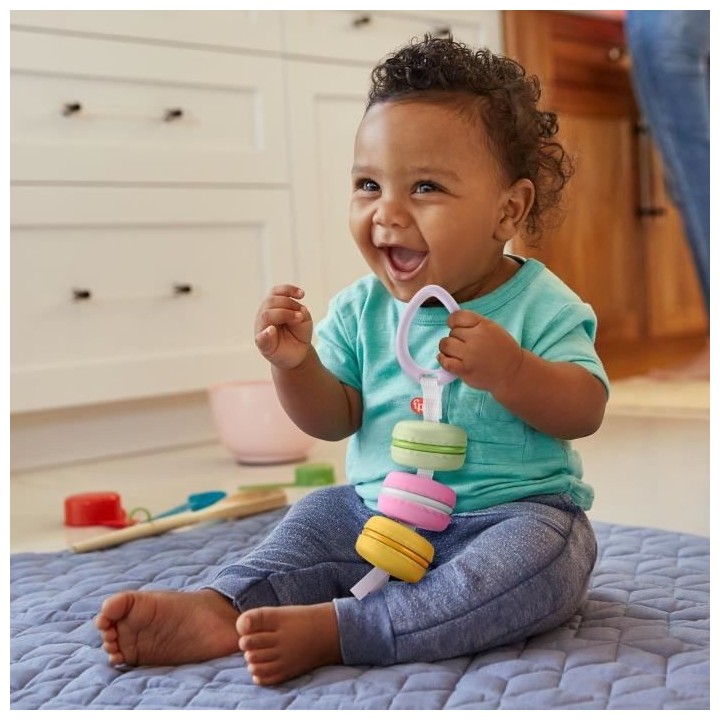 FISHER-PRICE Mon Hochet Macarons - Des la naissance