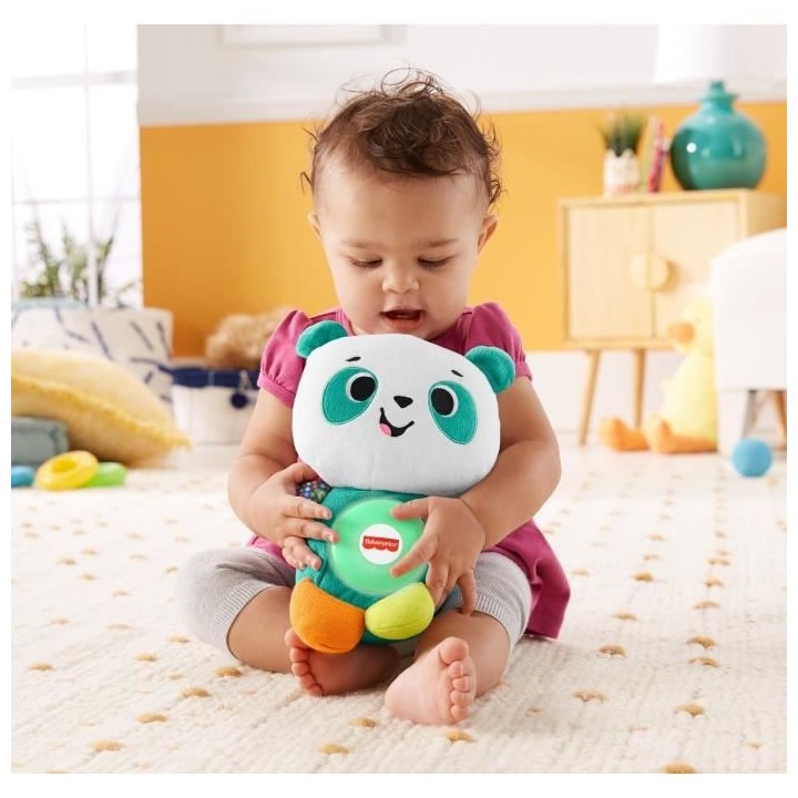 Fisher-Price - Linkimals Andrea Le Panda - Peluche d'éveil - A partir