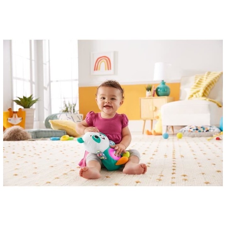 Fisher-Price - Linkimals Andrea Le Panda - Peluche d'éveil - A partir