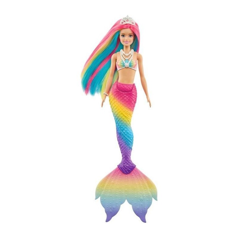 Barbie - Sirene Magique Arc-en-Ciel - Poupée - Des 3 ans