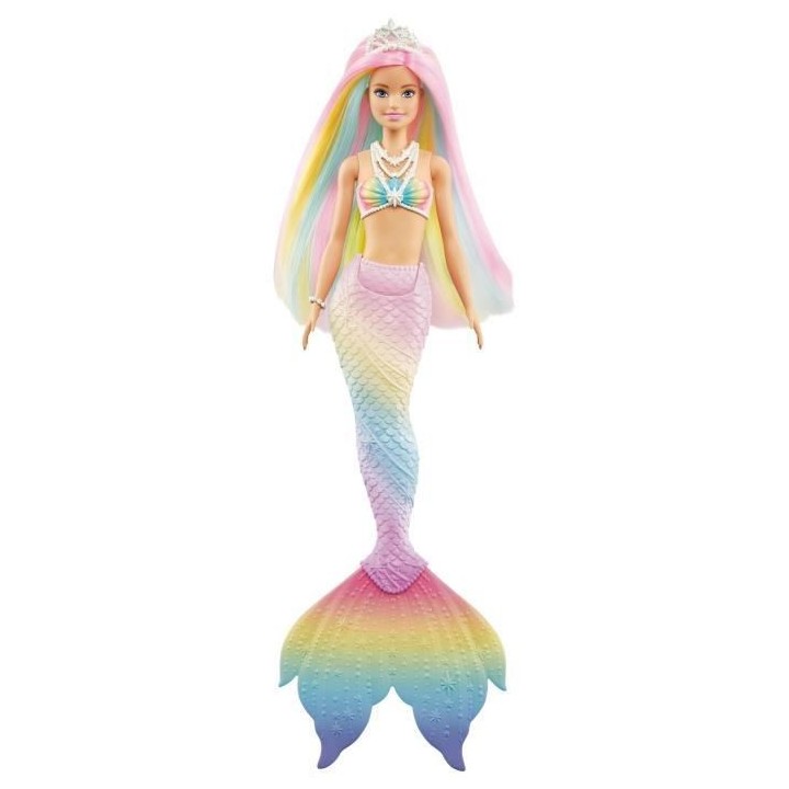 Barbie - Sirene Magique Arc-en-Ciel - Poupée - Des 3 ans