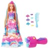 Barbie - Poupée Barbie Princesse Tresses Magiques, avec extensions capillaires et accessoires - Poupée Mannequin - Des 3 ans