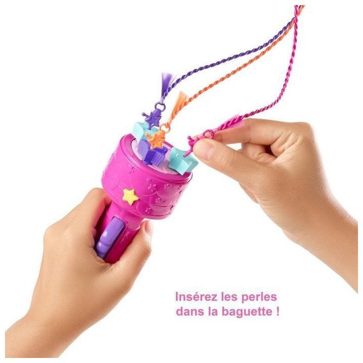 Barbie - Poupée Barbie Princesse Tresses Magiques, avec extensions ca