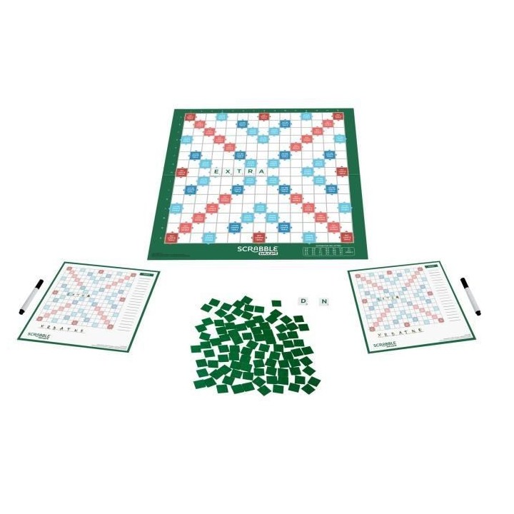 SCRABBLE DUPLICATE Jeu de société - 2 a 6 joueurs - 10 ans et +