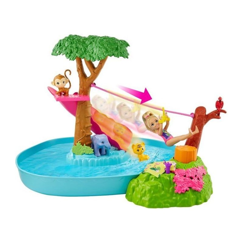 BARBIE Coffret Chelsea Riviere de la Jungle