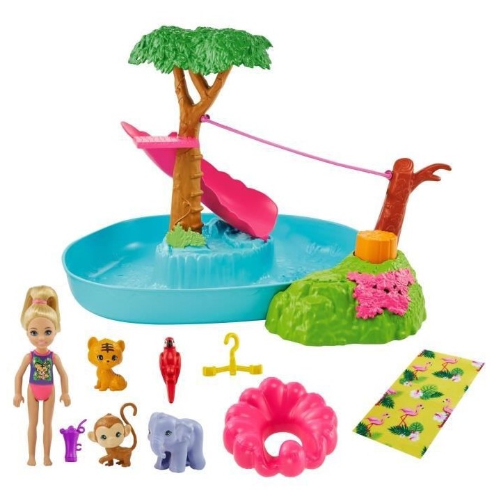BARBIE Coffret Chelsea Riviere de la Jungle
