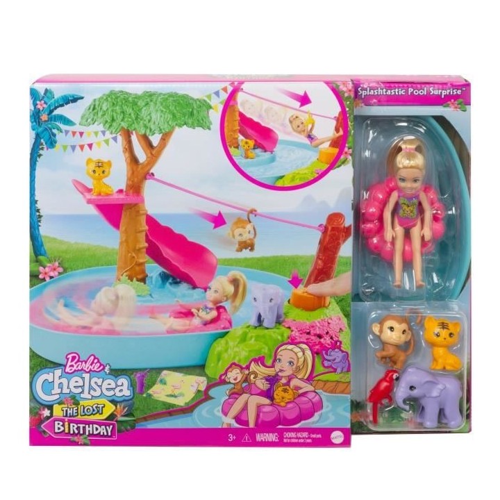 BARBIE Coffret Chelsea Riviere de la Jungle