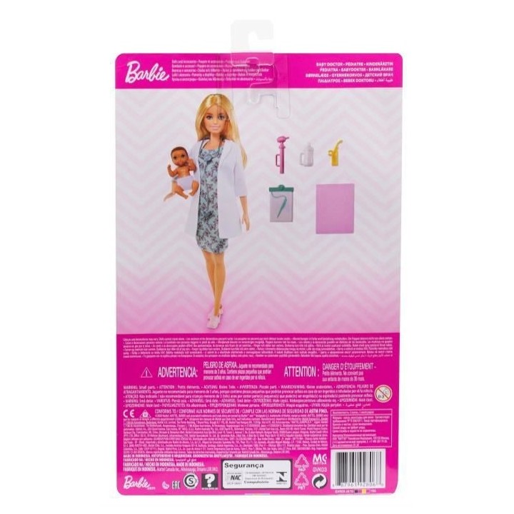 BARBIE Métiers Pédiatre et Accessoires