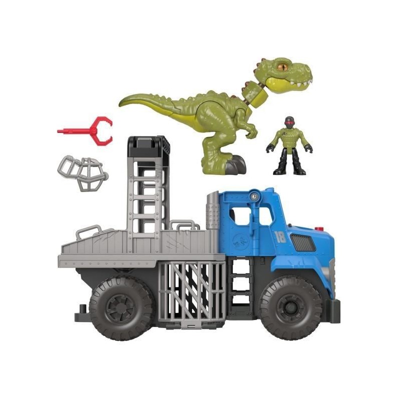 Fisher Price - Imaginext Jurassic World - Le Camion De Capture - Figurine D'Action 1Er Age