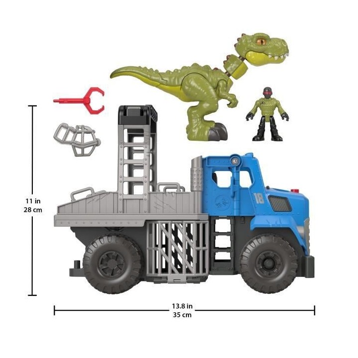 Fisher Price - Imaginext Jurassic World - Le Camion De Capture - Figur