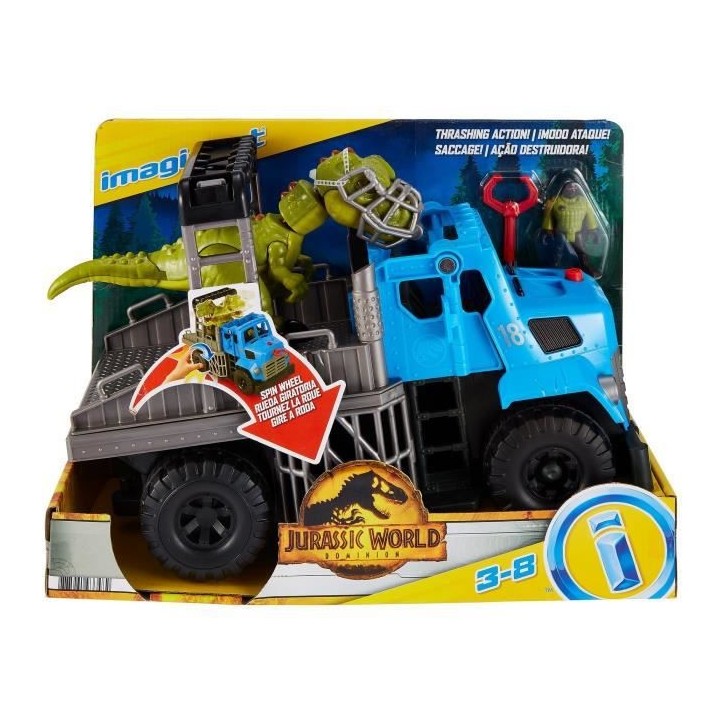 Fisher Price - Imaginext Jurassic World - Le Camion De Capture - Figur
