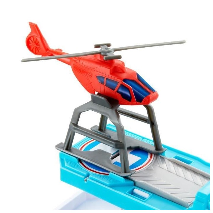 MATCHBOX Playset Helicoptere - Circuit / Petite Voiture - 3 ans et +