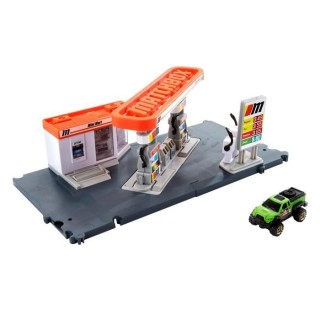 MATCHBOX Playset Station Essence - Circuit / Petite Voiture - 3 ans et
