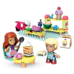 Mega Construx Barbie - Coffret Boulangerie-Pâtisserie - Jeu de construction - Des 4 ans