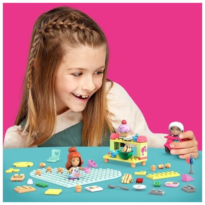 Mega Construx Barbie - Coffret Boulangerie-Pâtisserie - Jeu de constr
