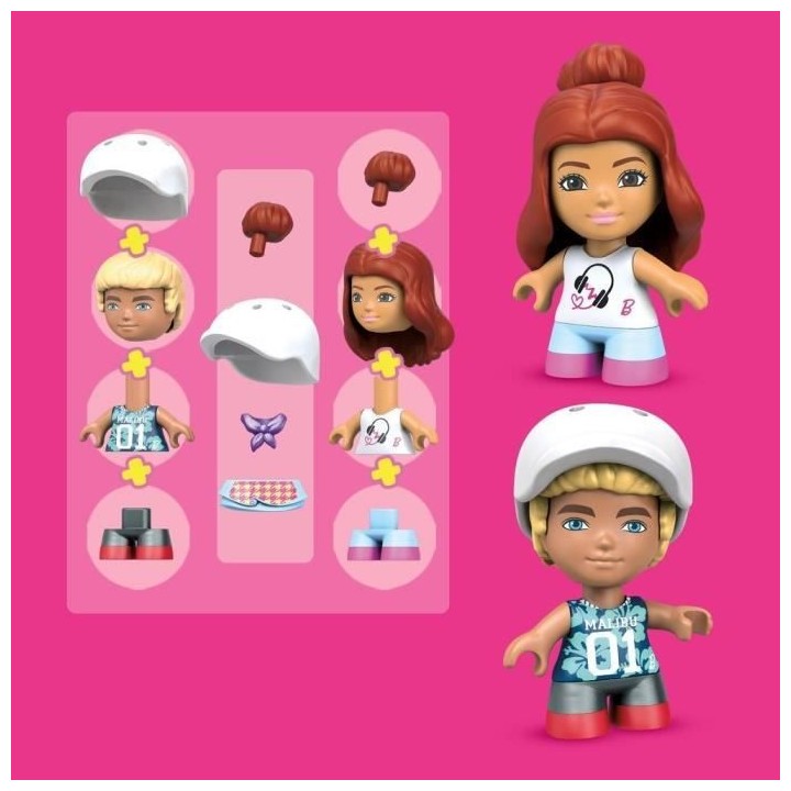 Mega Construx Barbie - Coffret Boulangerie-Pâtisserie - Jeu de constr