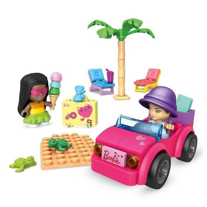 Mega Construx Barbie - Coffret Aventures a la plage - Jeu de construct